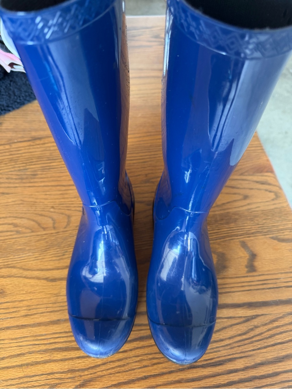 UGG Black Tall Boot with Branded Insole